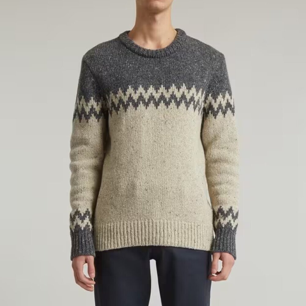 Oliver Spencer Blenheim Repton-Beige Jumper